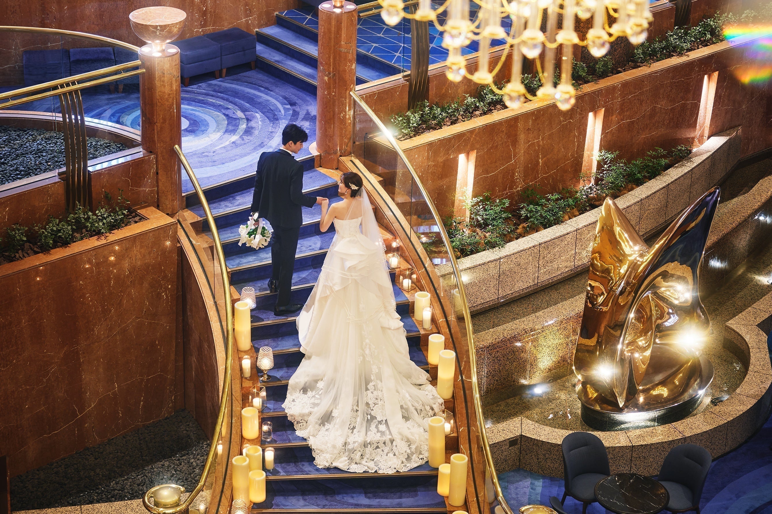 横浜 シェラトン 結婚式 ウエディング ウェディング ホテル 大階段